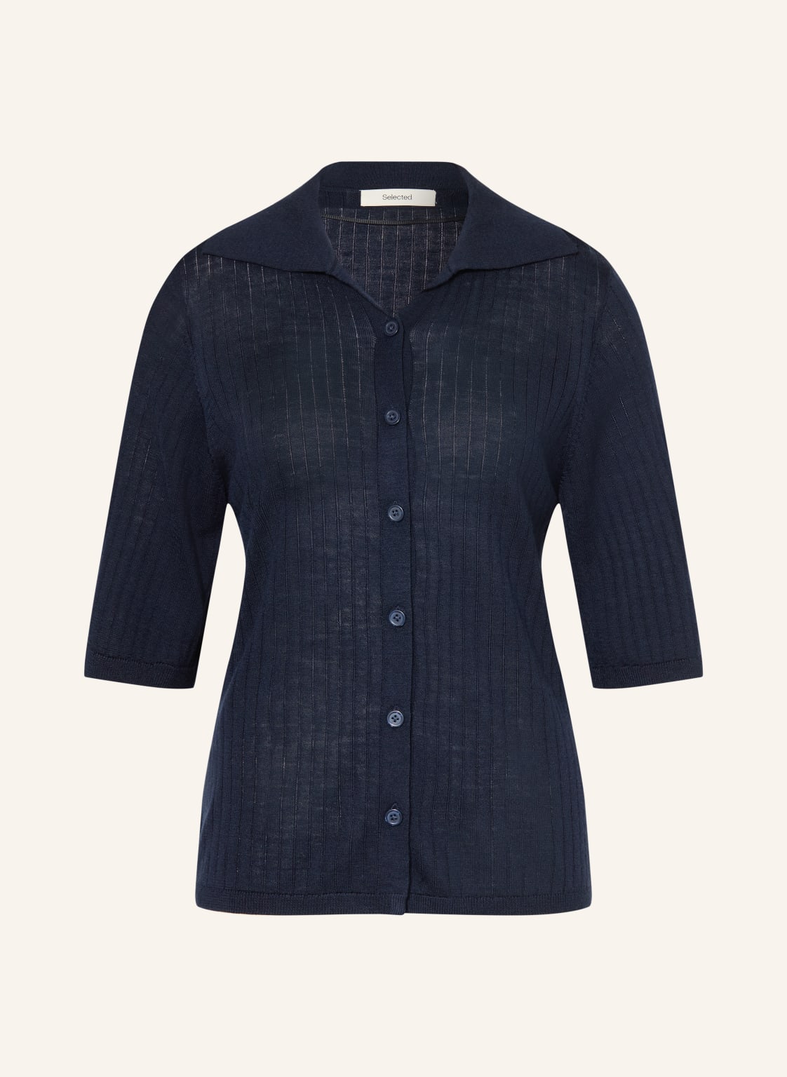 Selected Kardigan blau