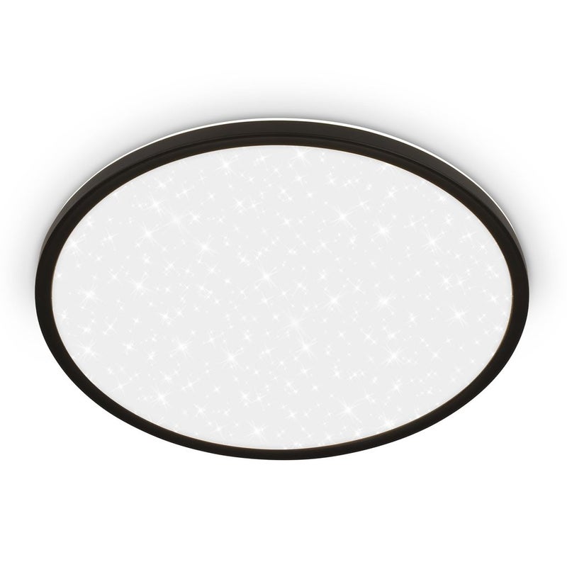 Lampa sufitowa LED, lampa sufitowa do salonu, neutralna biel, z osłoną materiałową