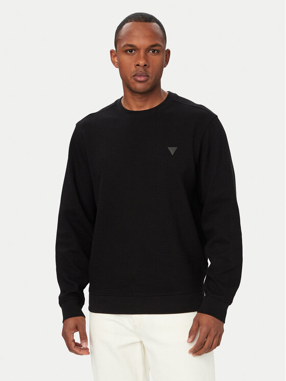 Guess Sweter M6YQ24 K4245 Czarny Regular Fit