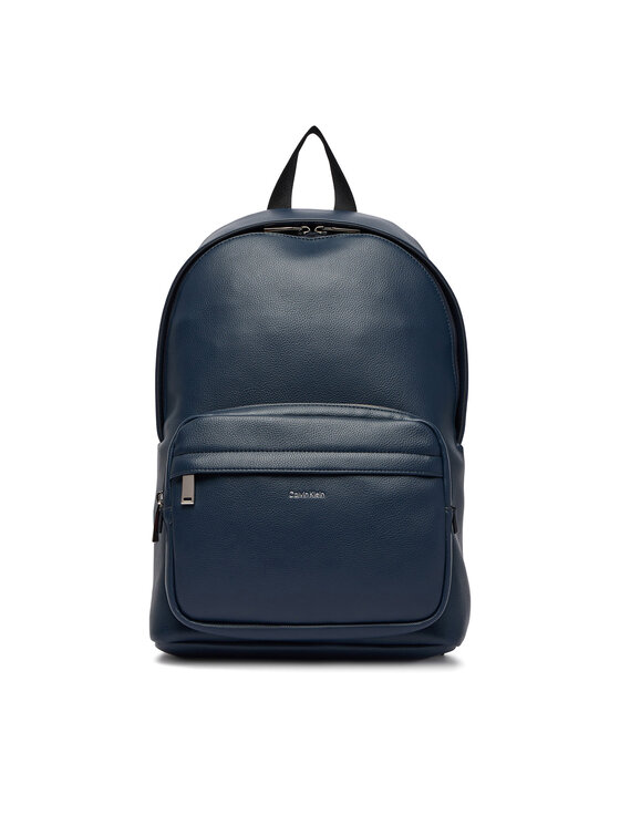 Calvin Klein Plecak podróżny Raised Round Backpack LV04D3155G Granatowy