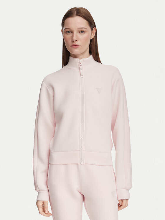 Guess Bluza V2YQ17 K7UW2 Różowy jasny Regular Fit