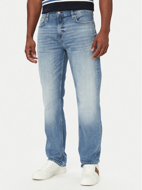 Guess Jeansy Angels M6YAN2 D1480 Niebieski Slim Fit