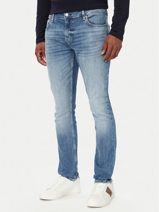 Guess Jeansy Miami M6YAN1 D1478 Niebieski jasny Skinny Fit