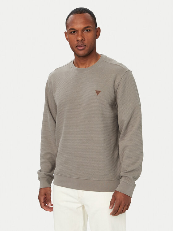 Guess Sweter M6YQ24 K4245 Szary Regular Fit