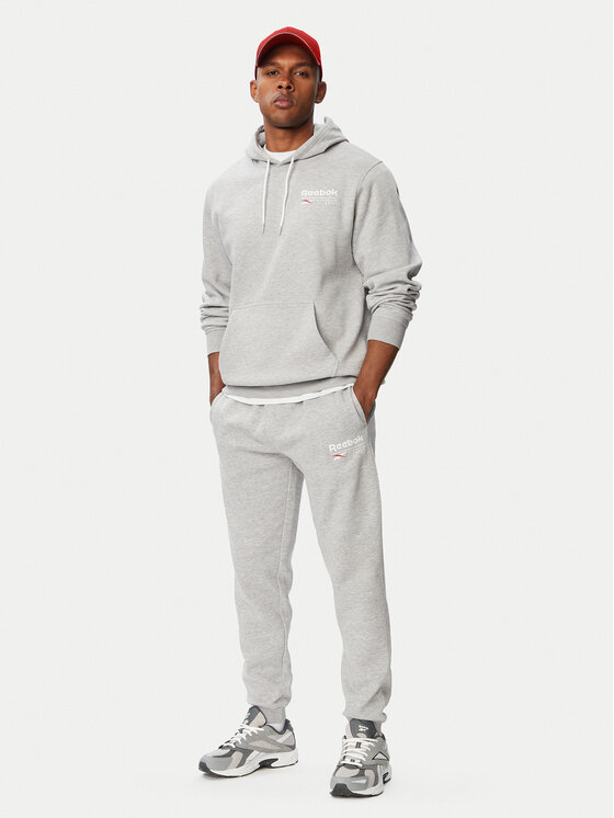 Reebok Dres Jerzy RK25742CCM Szary jasny Regular Fit