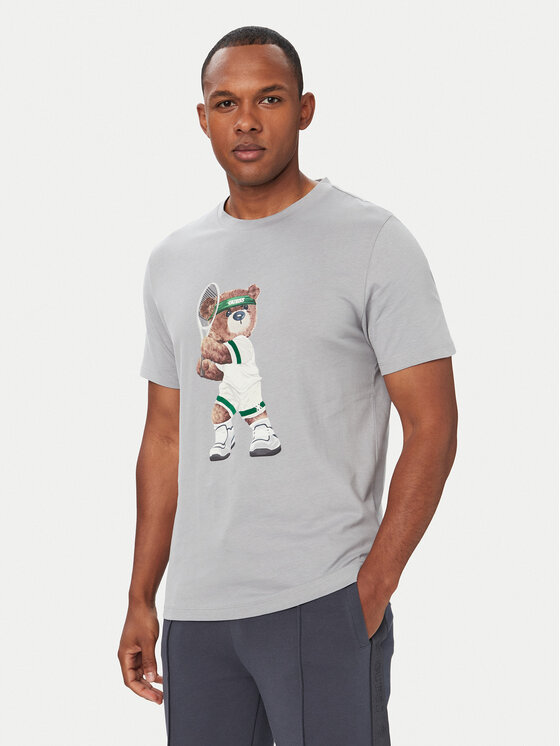 Guess T-Shirt Z6YI28 K5092 Szary jasny Regular Fit