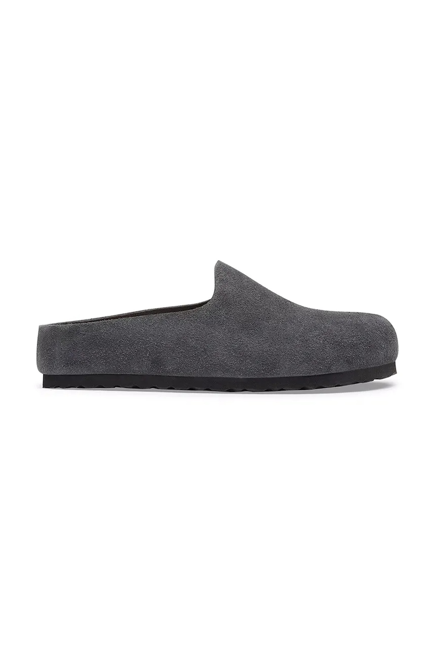 Birkenstock Amsterdam Wrapped LEVE klapki damskie zamszowe