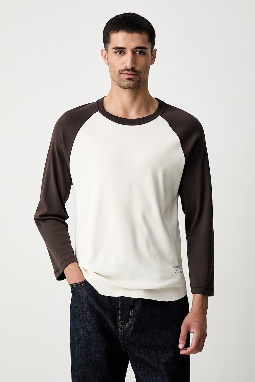 A.P.C. GOTS longsleeve bawełniany męski
