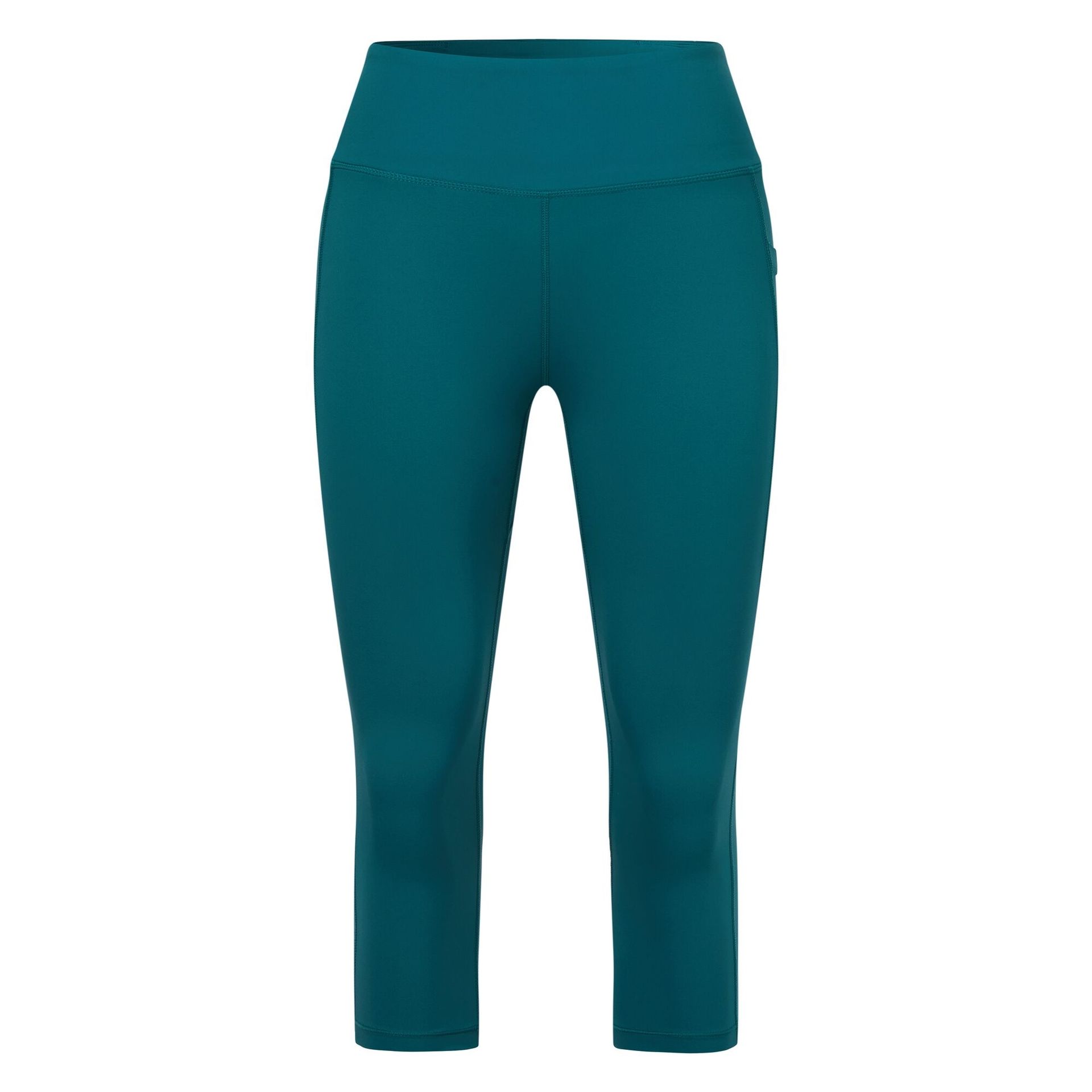Dare 2b Legginsy sportowe damskie 3/4 szybkoschnące Influential II Zielony, Rozmiar: 44