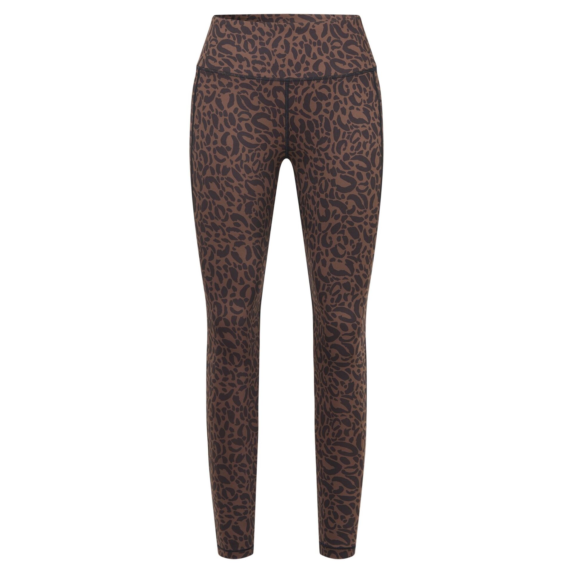 Dare 2b Legginsy sportowe damskie szybkoschnące Influential II Brązowy, Rozmiar: 32