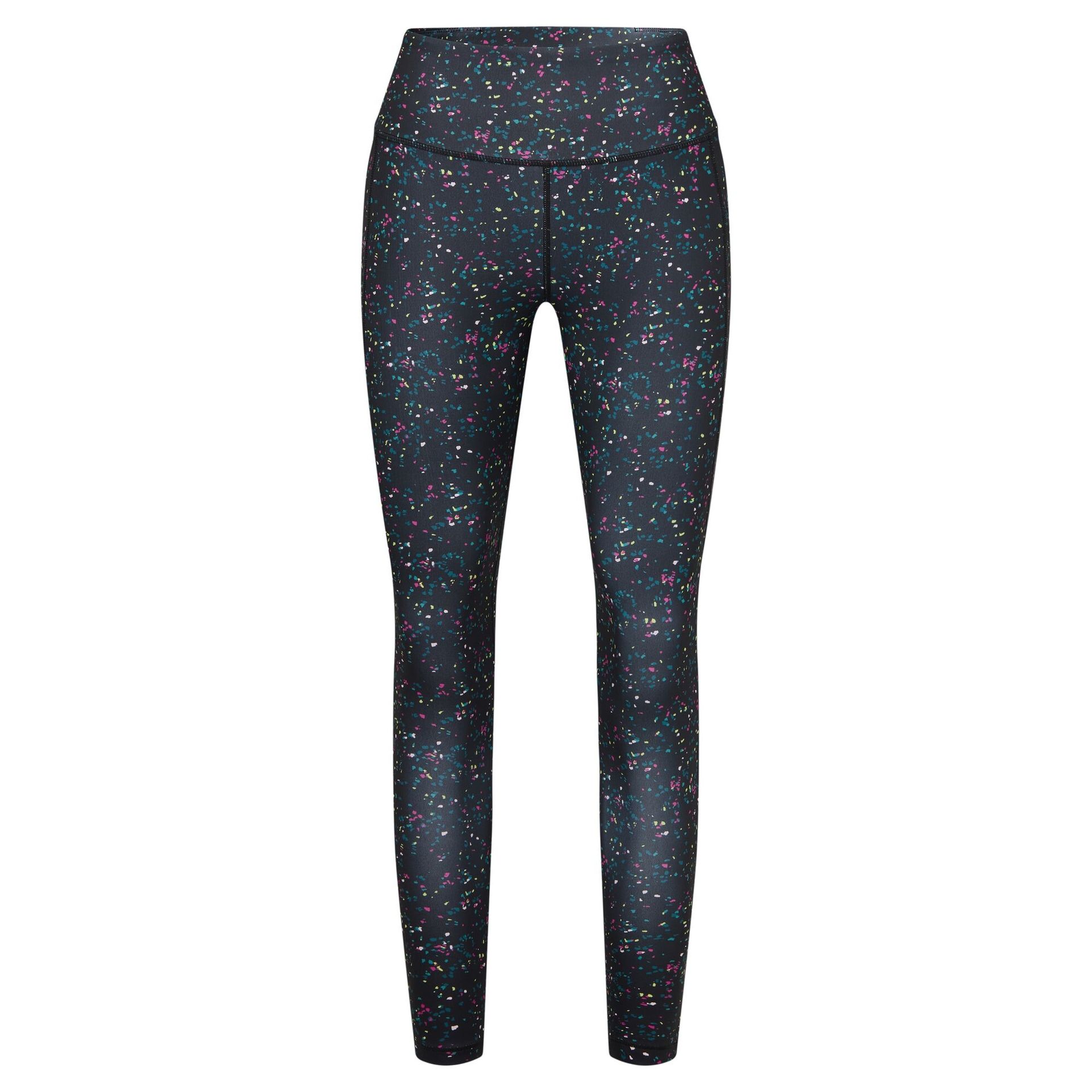 Dare 2b Legginsy sportowe damskie szybkoschnące Influential II Czarny, Rozmiar: 46
