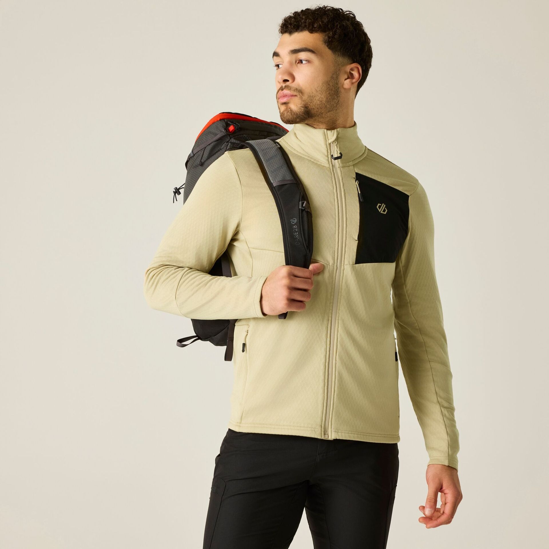 Dare 2b Bluza męska rozsuwana Venture Biały, Rozmiar: XL