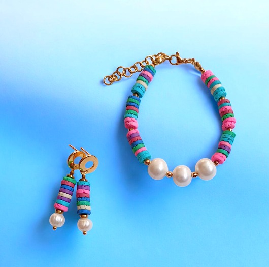 RAZEM TANIEJ! bransoletka i kolczyki SUMMER collection