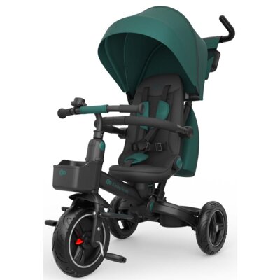 Trójkołowiec KINDERKRAFT Spinstep 2 Plus Siedzisko 360° Zielony