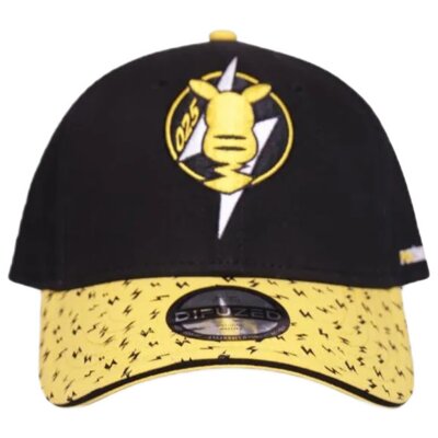 Czapka DIFUZED Pokemon Curved Bill Pika Czarny