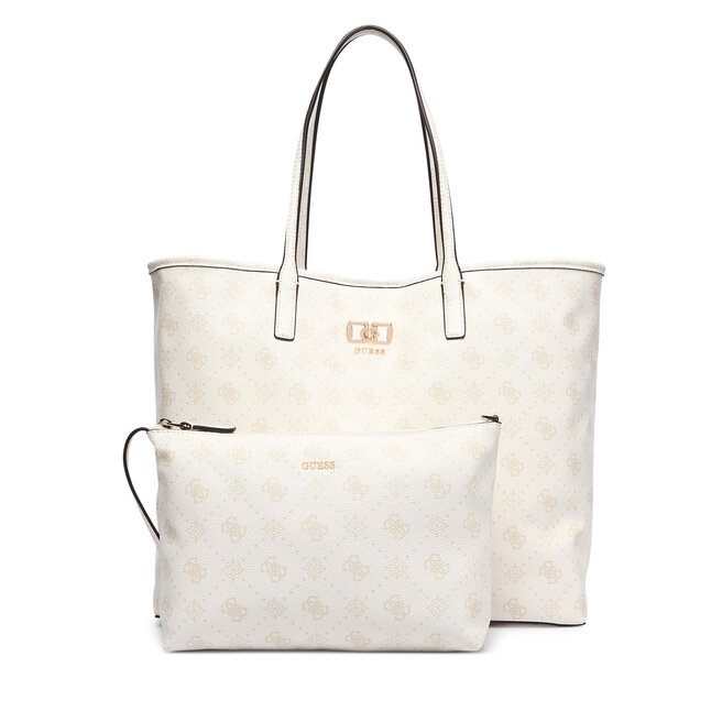 Torebka Guess Emelie Logo HWGP99 28240 Kremowy