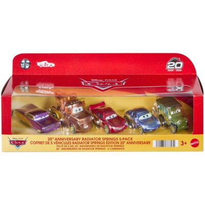 Zestaw pojazdów MATTEL Cars Auta 20-lecie JMJ85 (5 szt.)