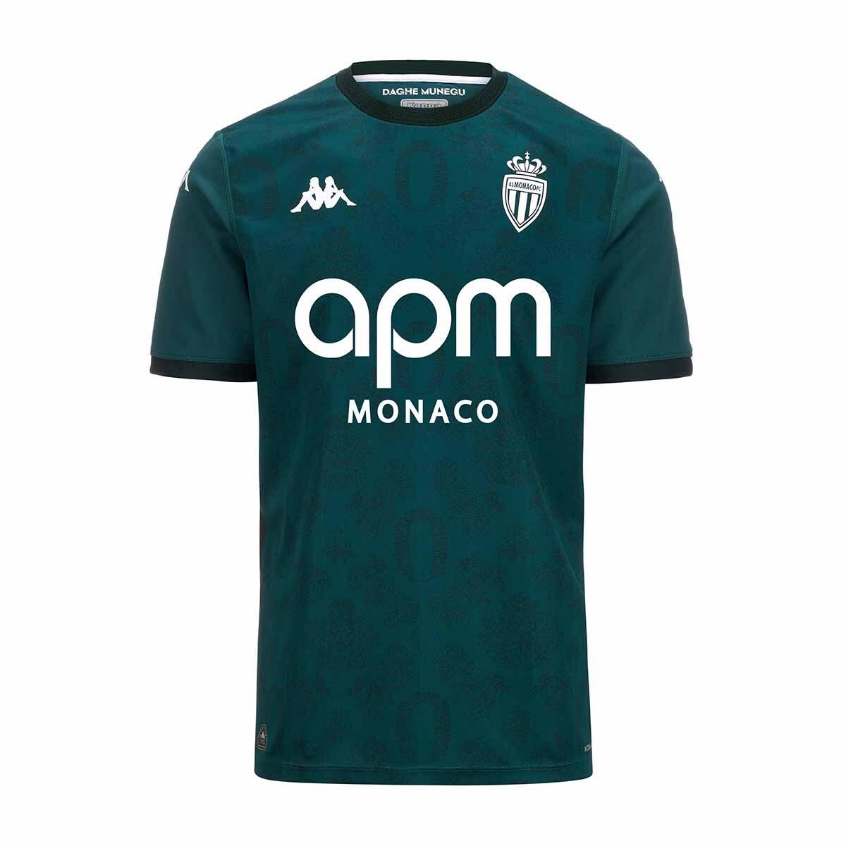 Dziecięca koszulka wyjazdowa AS Monaco Kombat 2024/25 - KAPPA