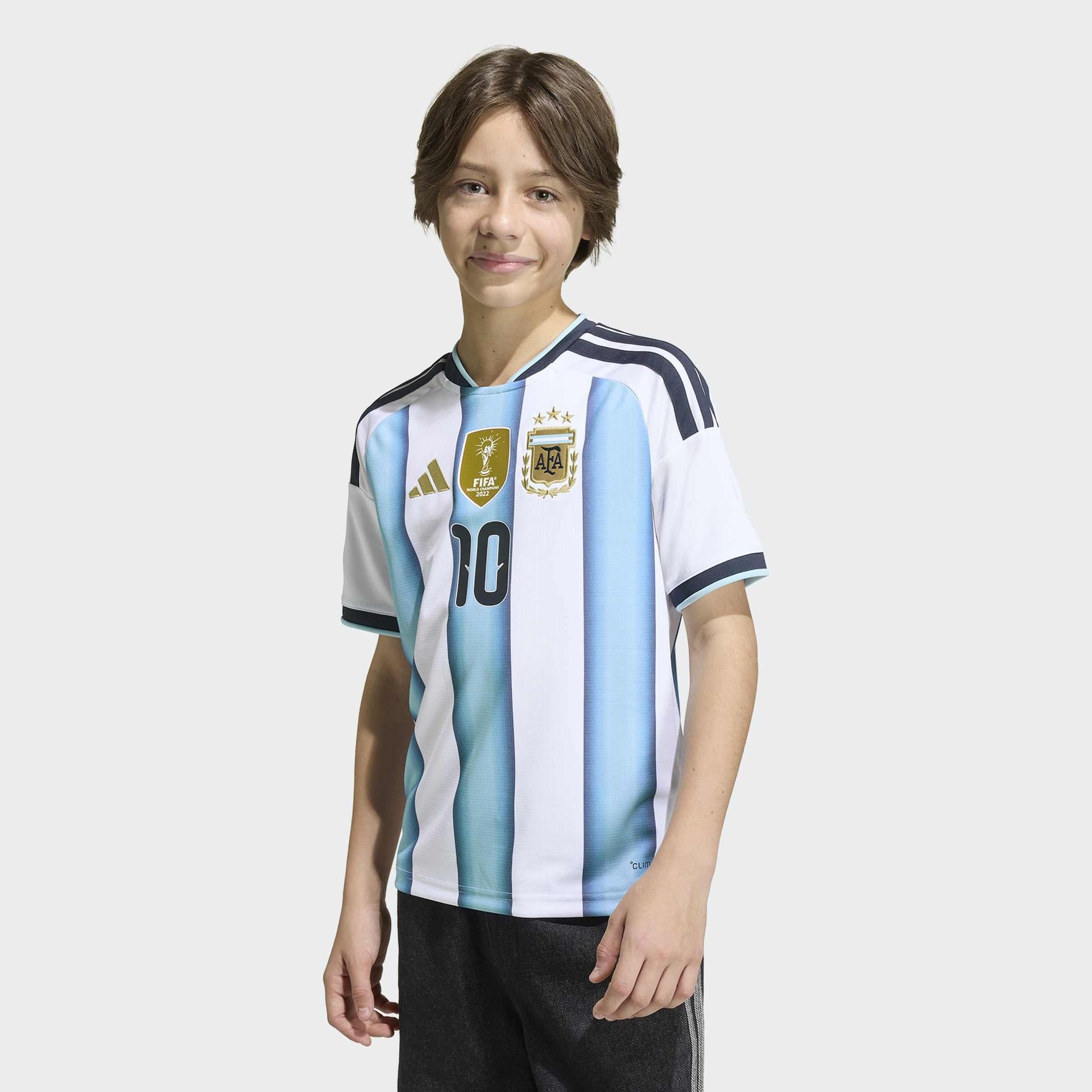Dziecięca koszulka domowa Argentyna 26 Messi - ADIDAS
