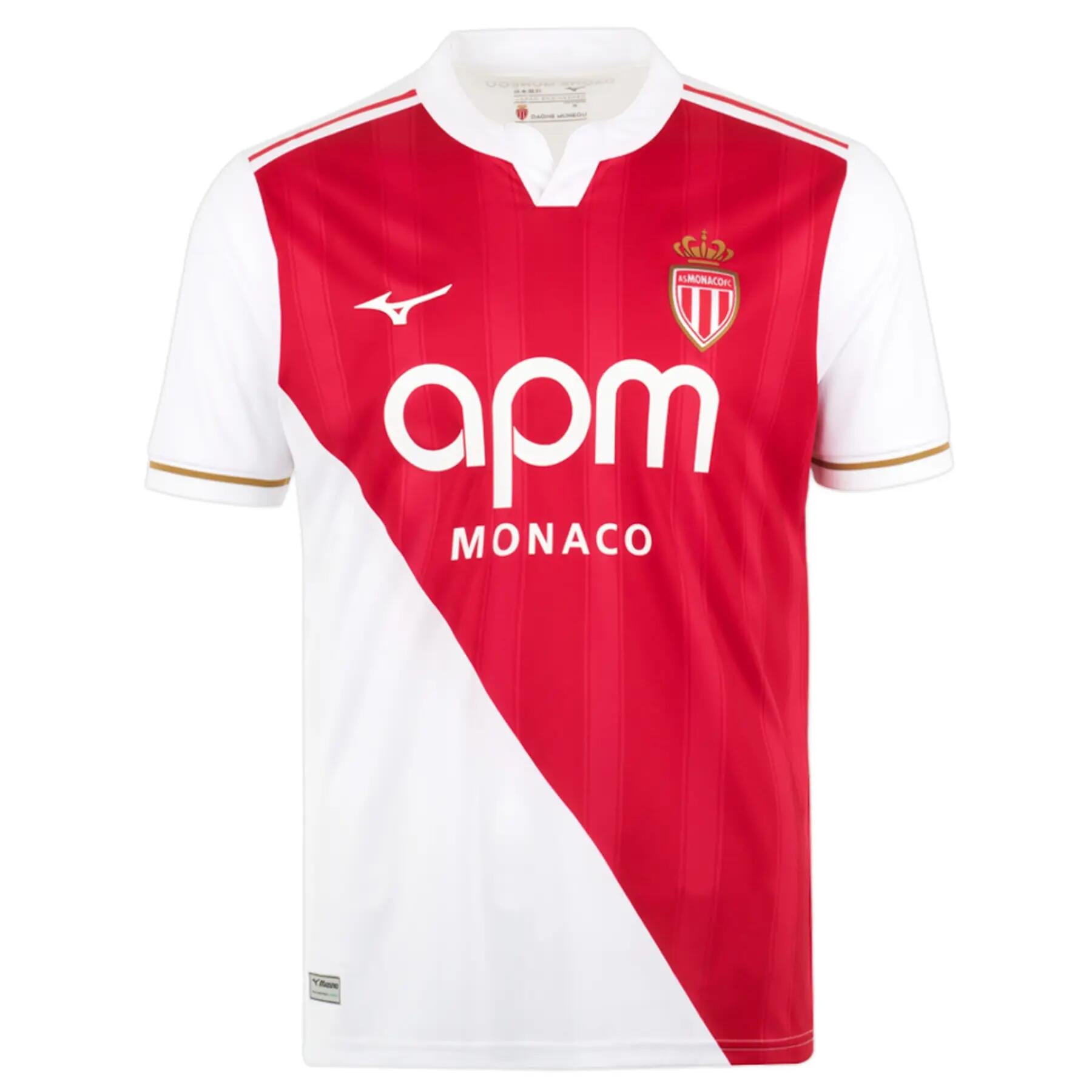 Koszulka domowa dla dzieci AS Monaco 2025/26 - MIZUNO