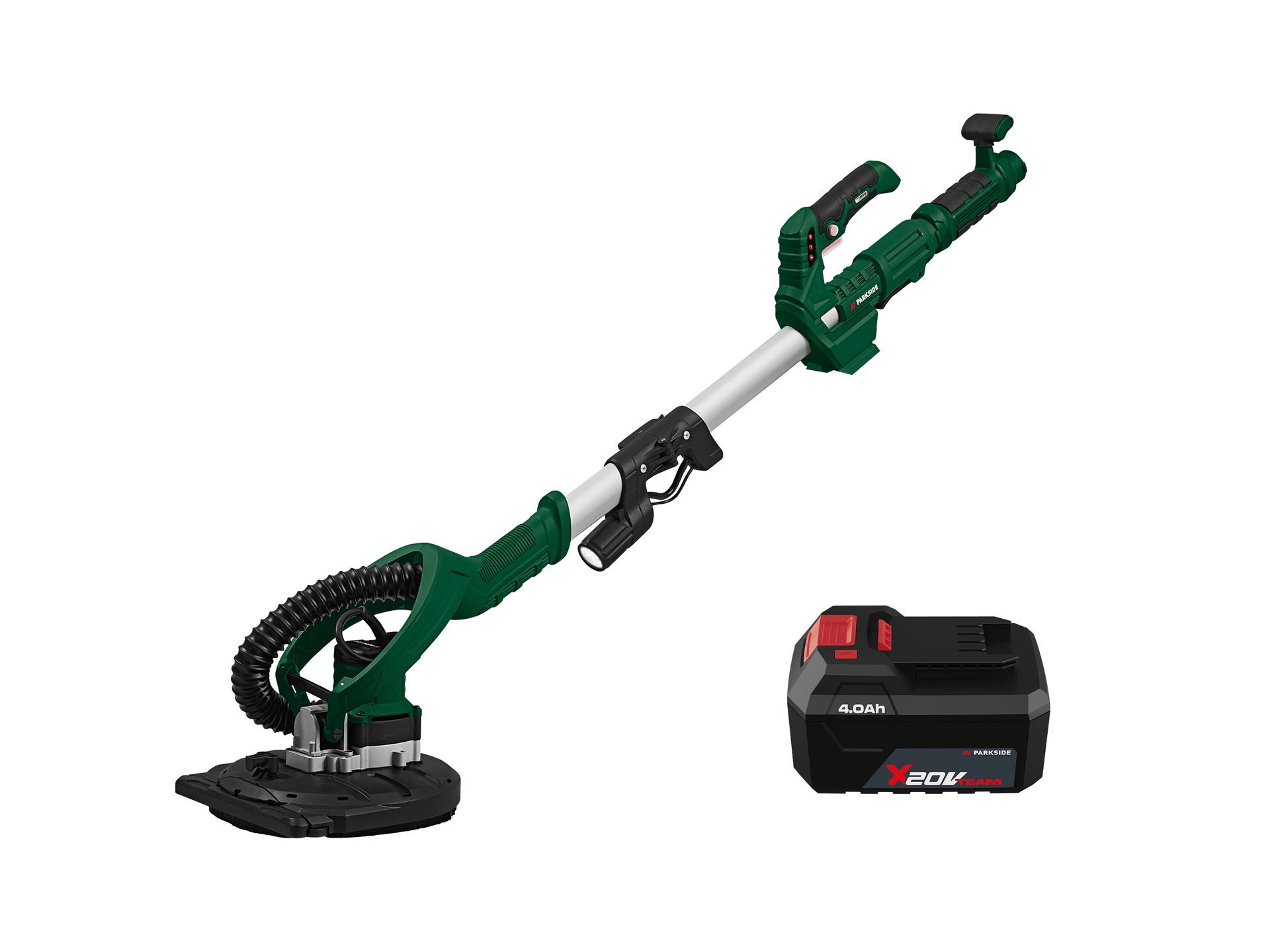 PARKSIDE® Zestaw 20 V Szlifierka do ścian i sufitów z akumulatorem 4 Ah