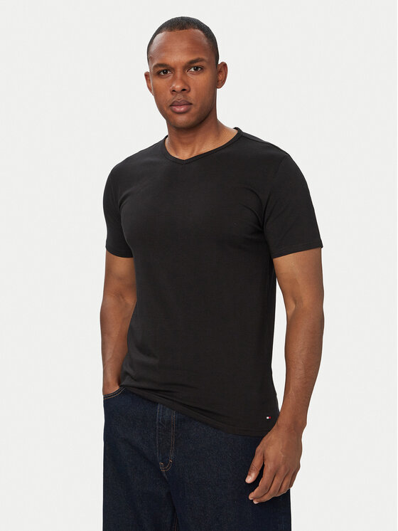 Tommy Hilfiger Komplet t-shirtów UM0UM03929 Czarny Slim Fit