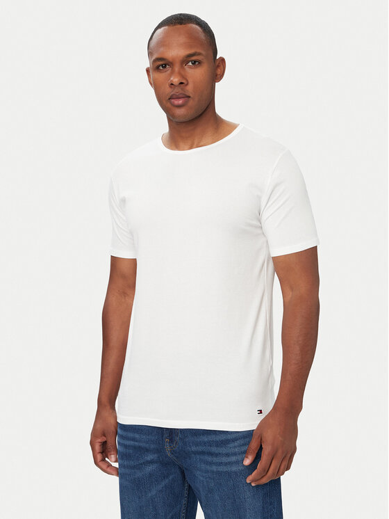 Tommy Hilfiger Komplet t-shirtów UM0UM03933 Biały Slim Fit