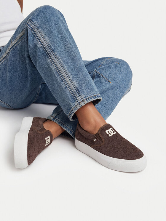 DC Shoes Tenisówki CEO-LEA-ZL-0011 Brązowy ciemny