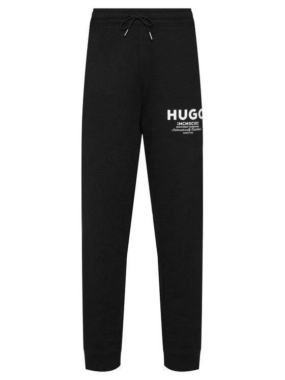 HUGO Spodnie dresowe Nevez 50510734 Czarny Loose Fit