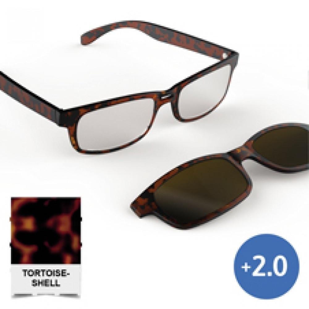 Sun Readers Okulary przeciwsłoneczne brąz +2.0