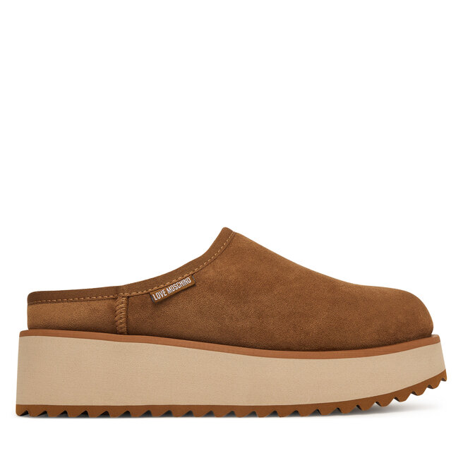 Klapki LOVE MOSCHINO JA10046L1PJAW210 Brązowy