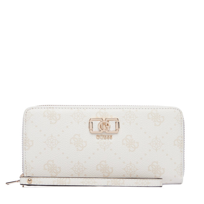 Portfel Guess Emelie Logo Slg SWGP99 28146 Kremowy