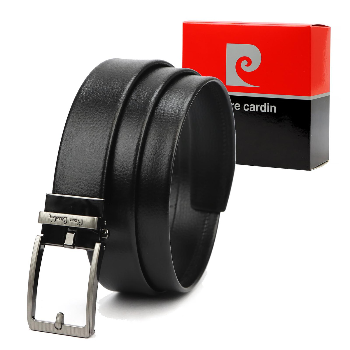 skóra ekologiczna Męski paski Pierre Cardin 3365 GG50 BLACK