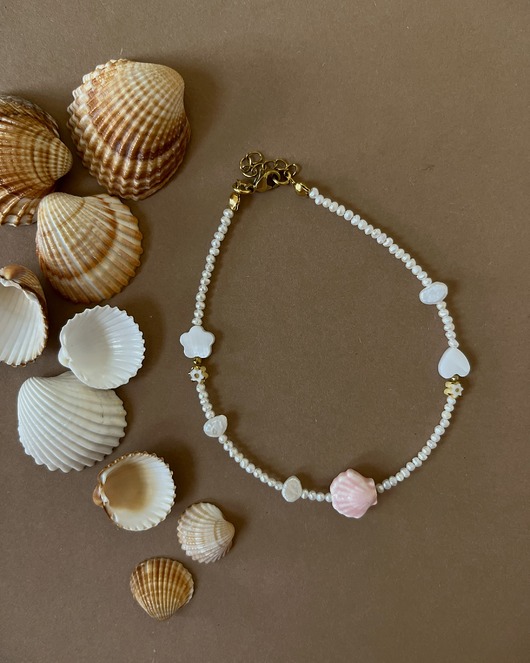 Bransoletka na nogę Mare Rose Shell