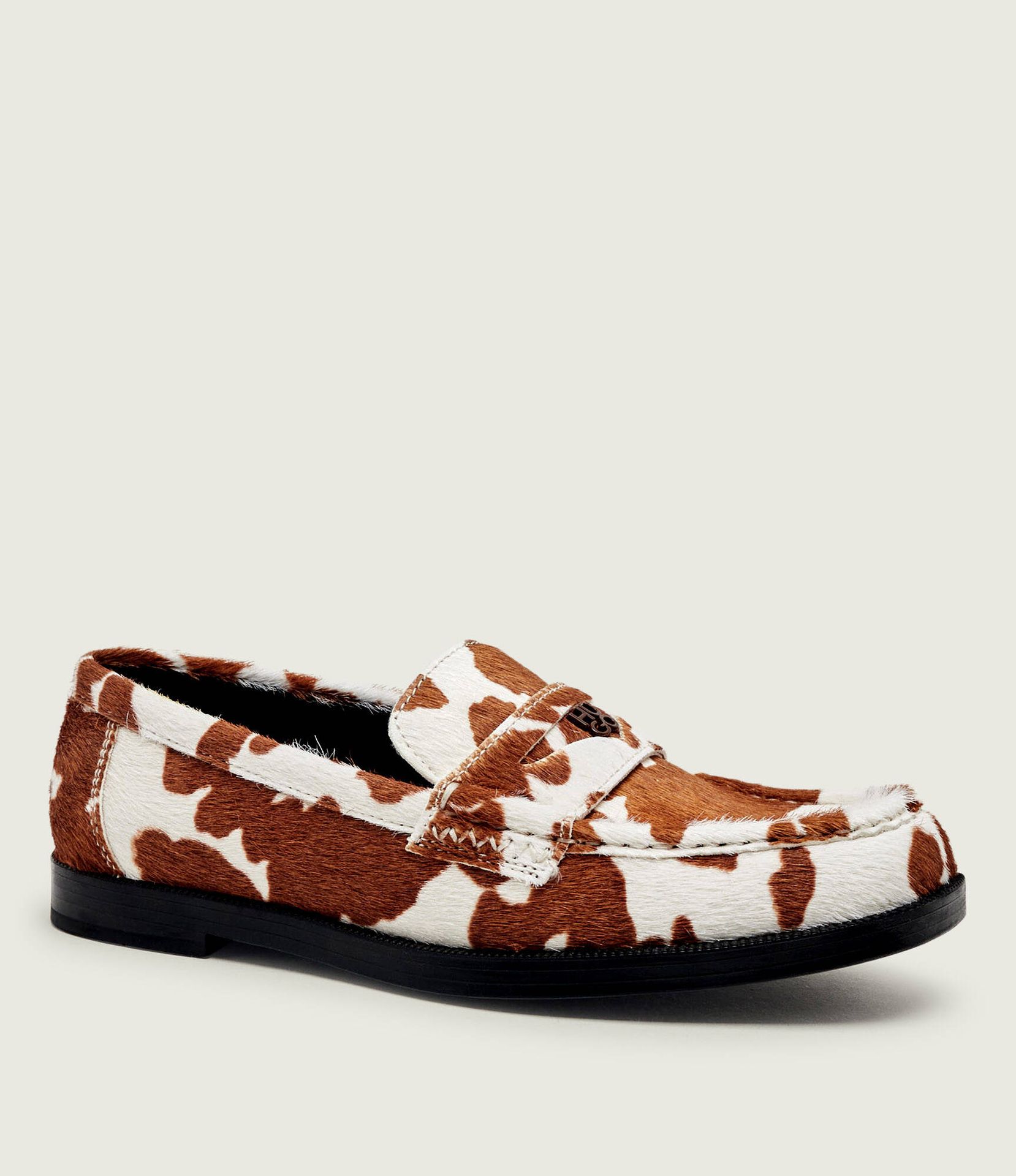 HUGO Skórzane loafersy Liora_Loafer_ph