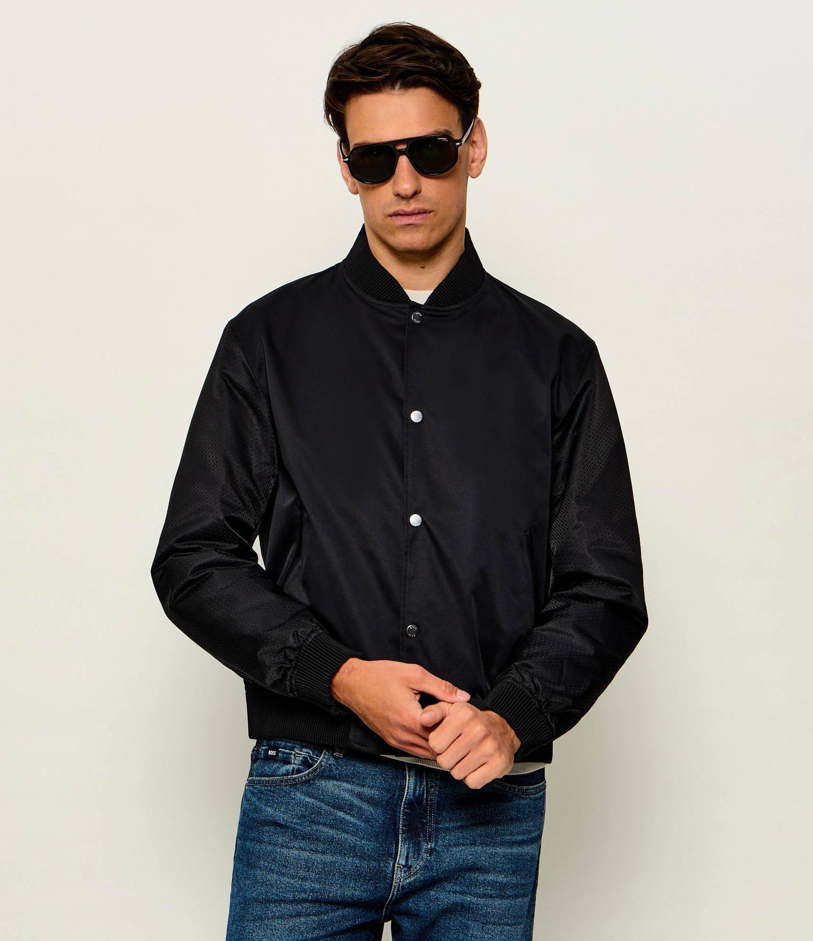 BOSS BLACK Kurtka bomber H-Covor Loose fit