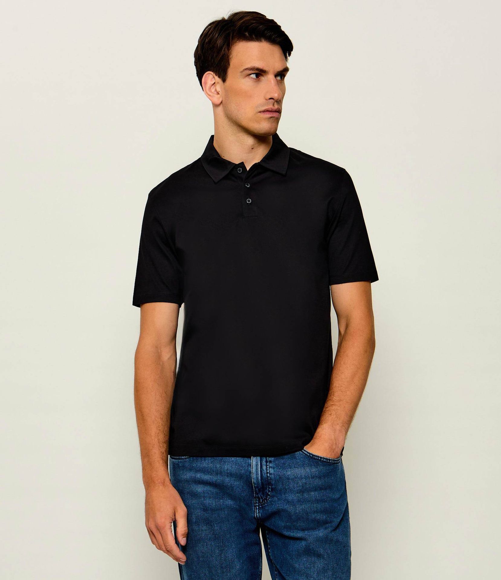 HUGO Polo Dimerspolon Slim Fit mercerised