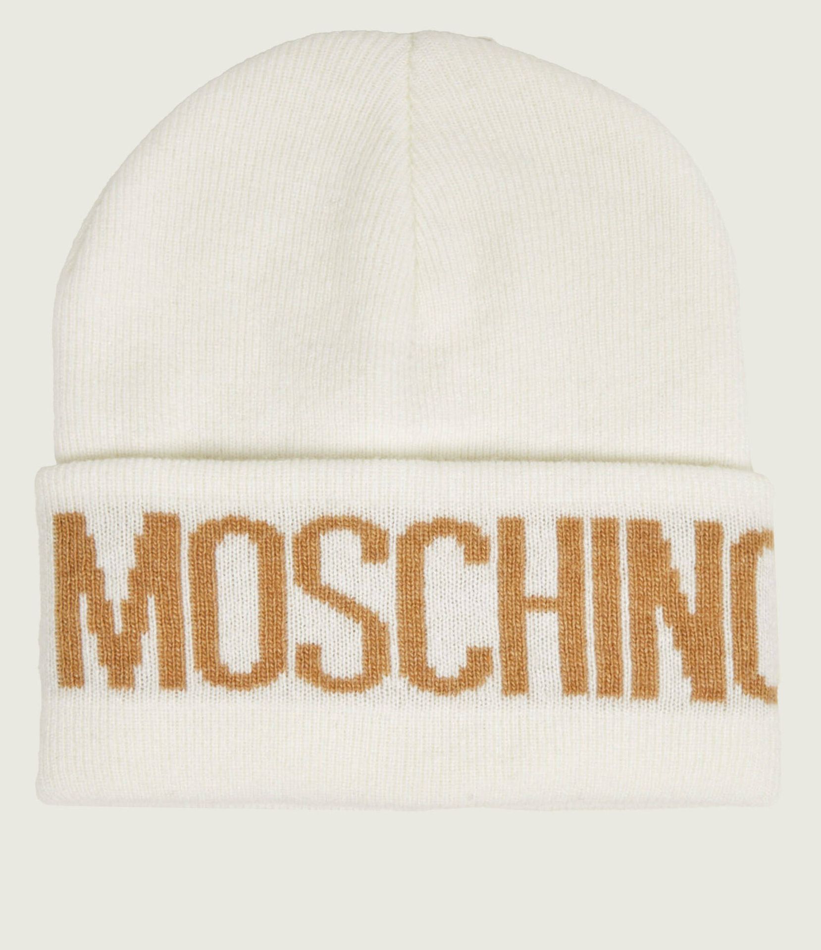 Moschino Czapka z dodatkiem wełny i kaszmiru