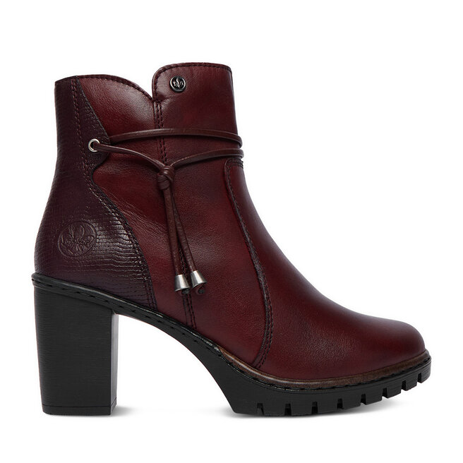 Botki Rieker CEO-Y2567-35 Bordowy