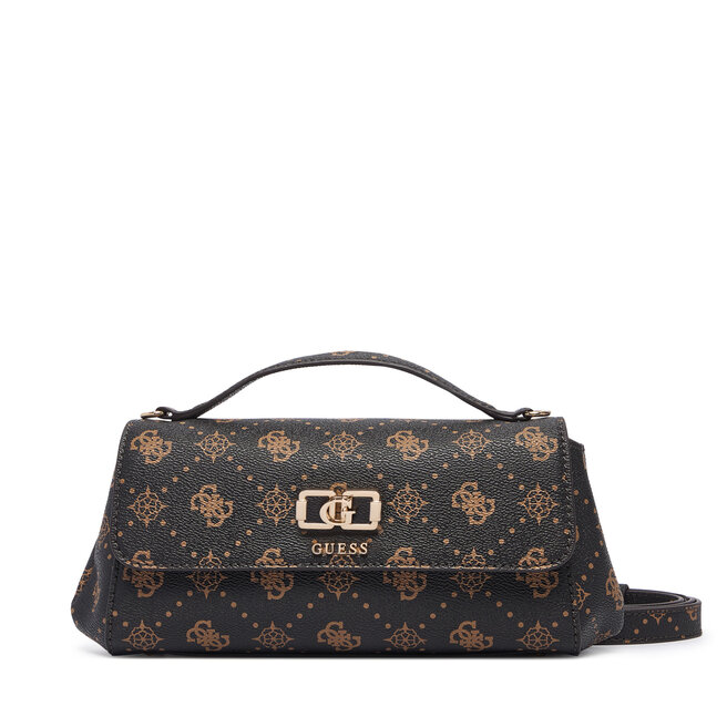 Torebka Guess Emelie Logo HWGP99 28190 Brązowy ciemny