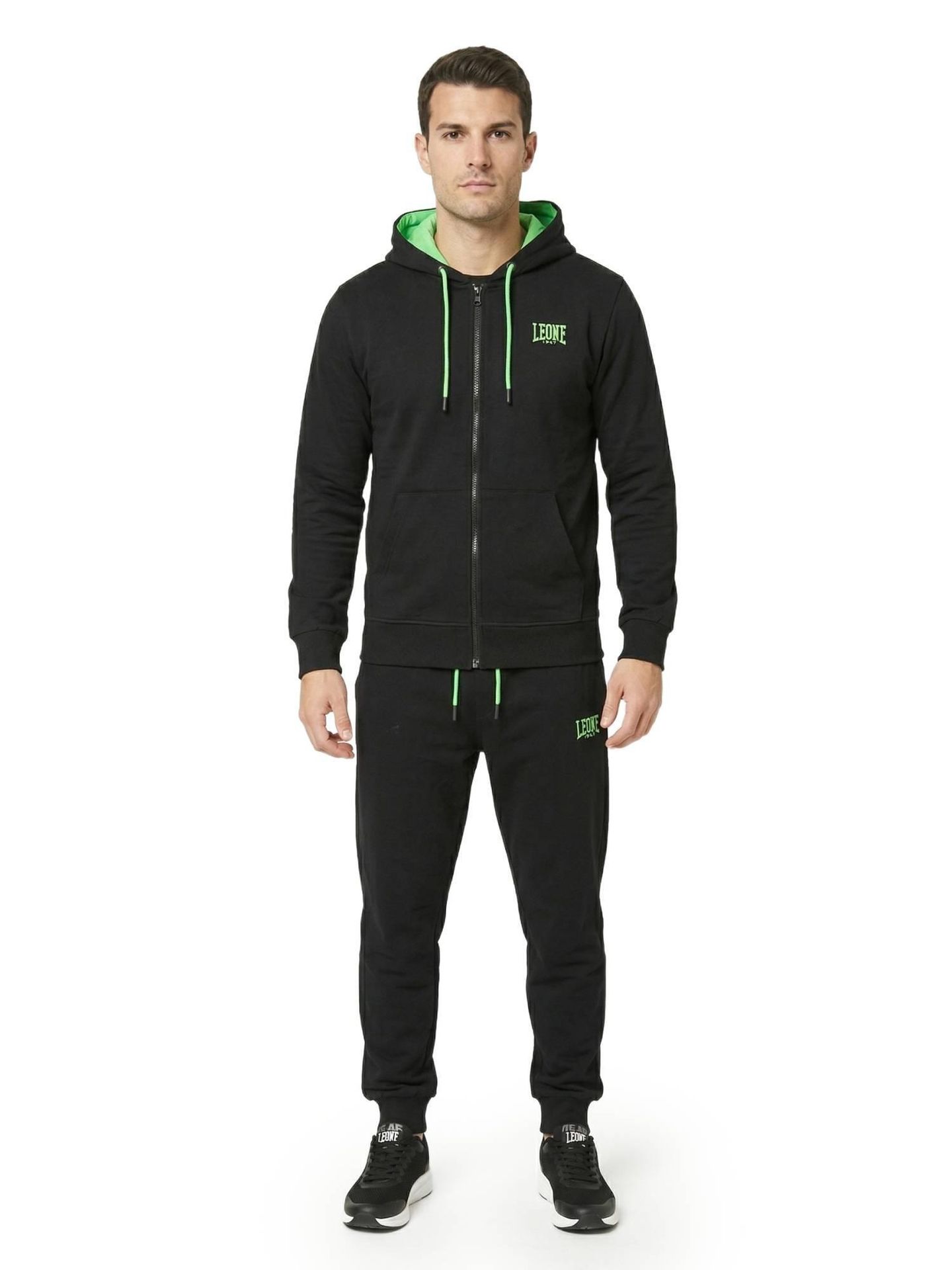 Fluorescencyjny męski dres