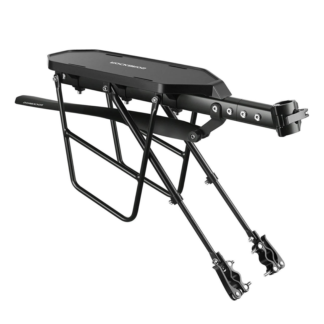Bagażnik rowerowy tylny aluminiowy czarny do 25kg