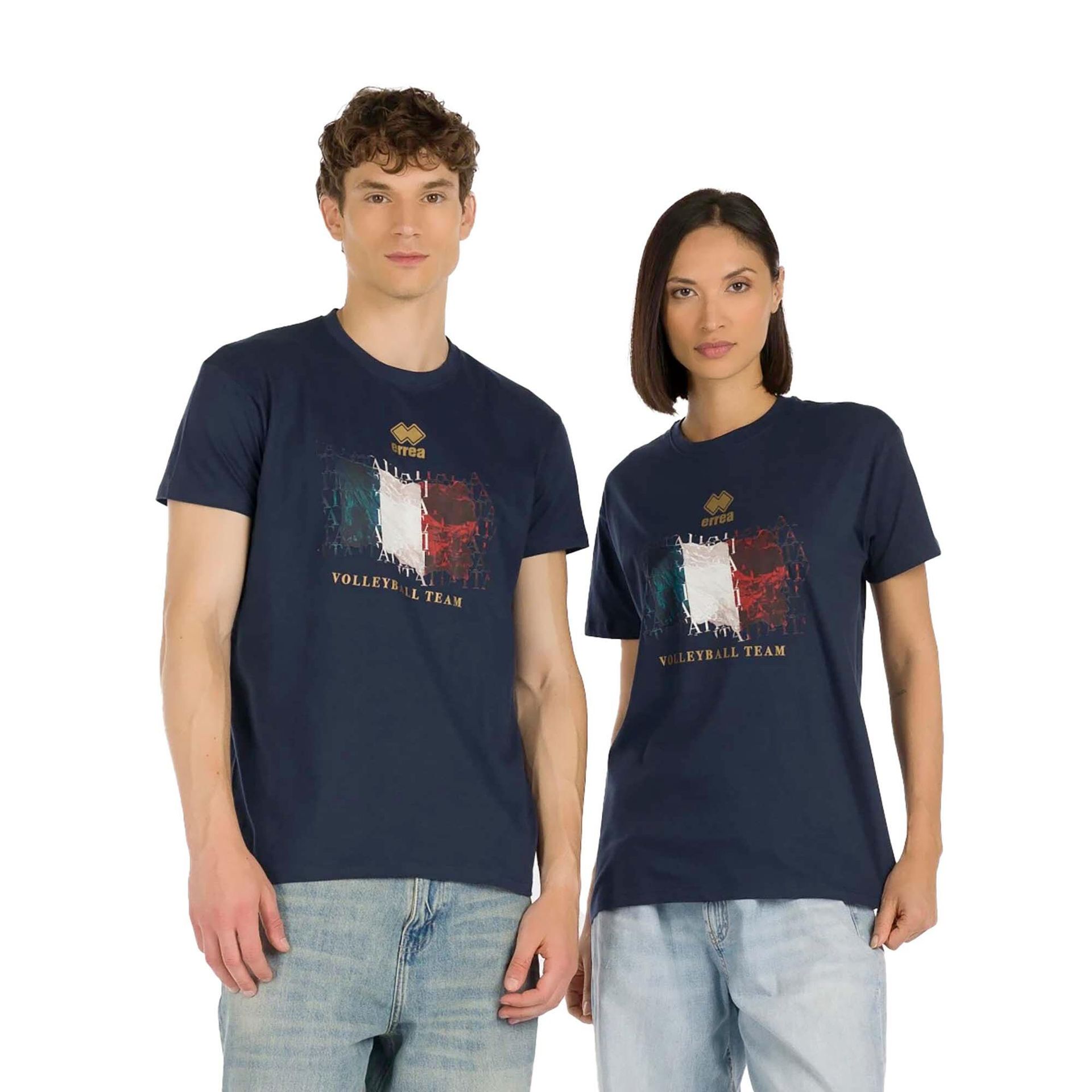 Errea T-Shirt Reprezentacja Włoch Volley Ita Er 06 Mc Jr Dzieci