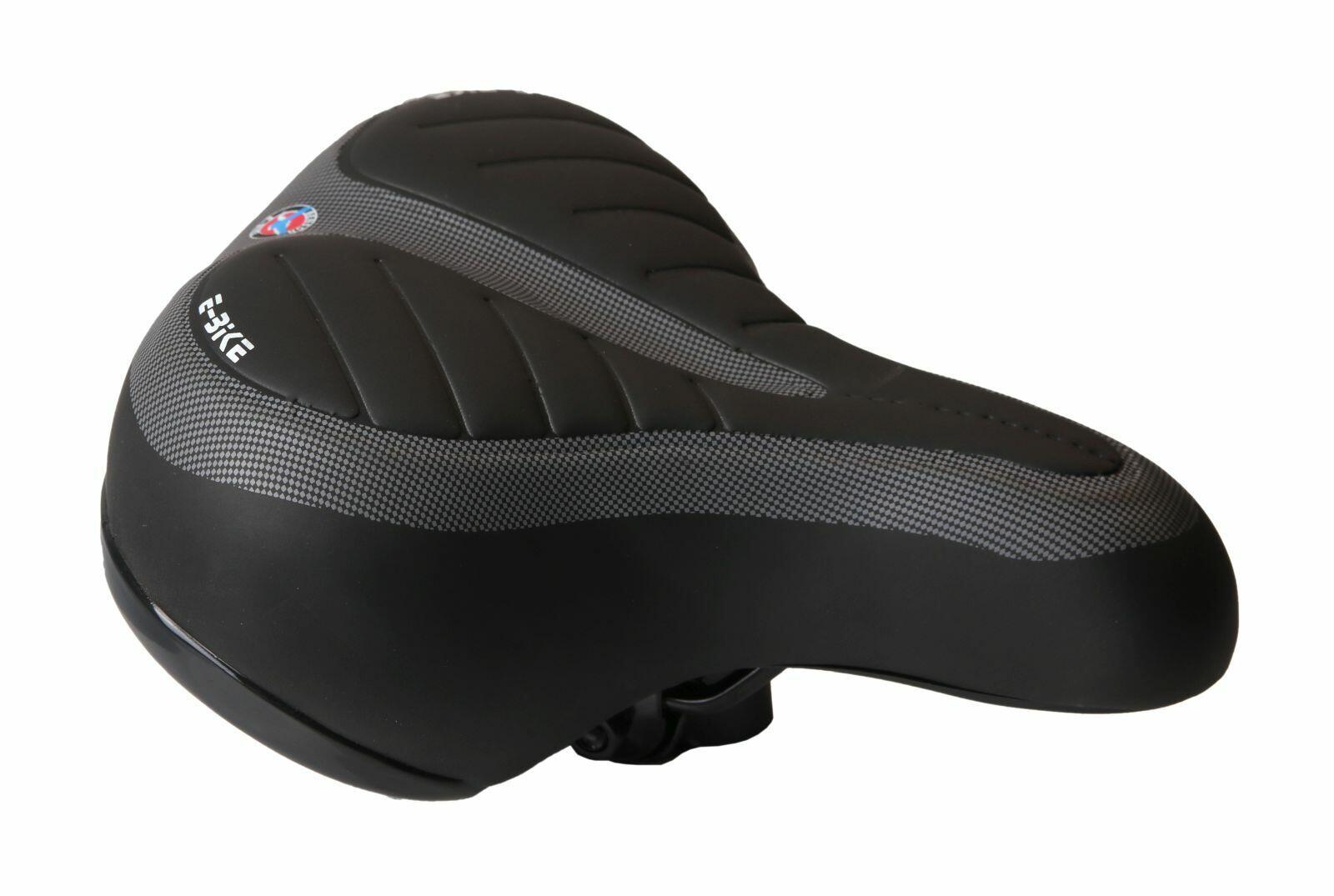 Siodło rowerowe Comfort Damskie - Selle Rower Czarne Wodoodporne