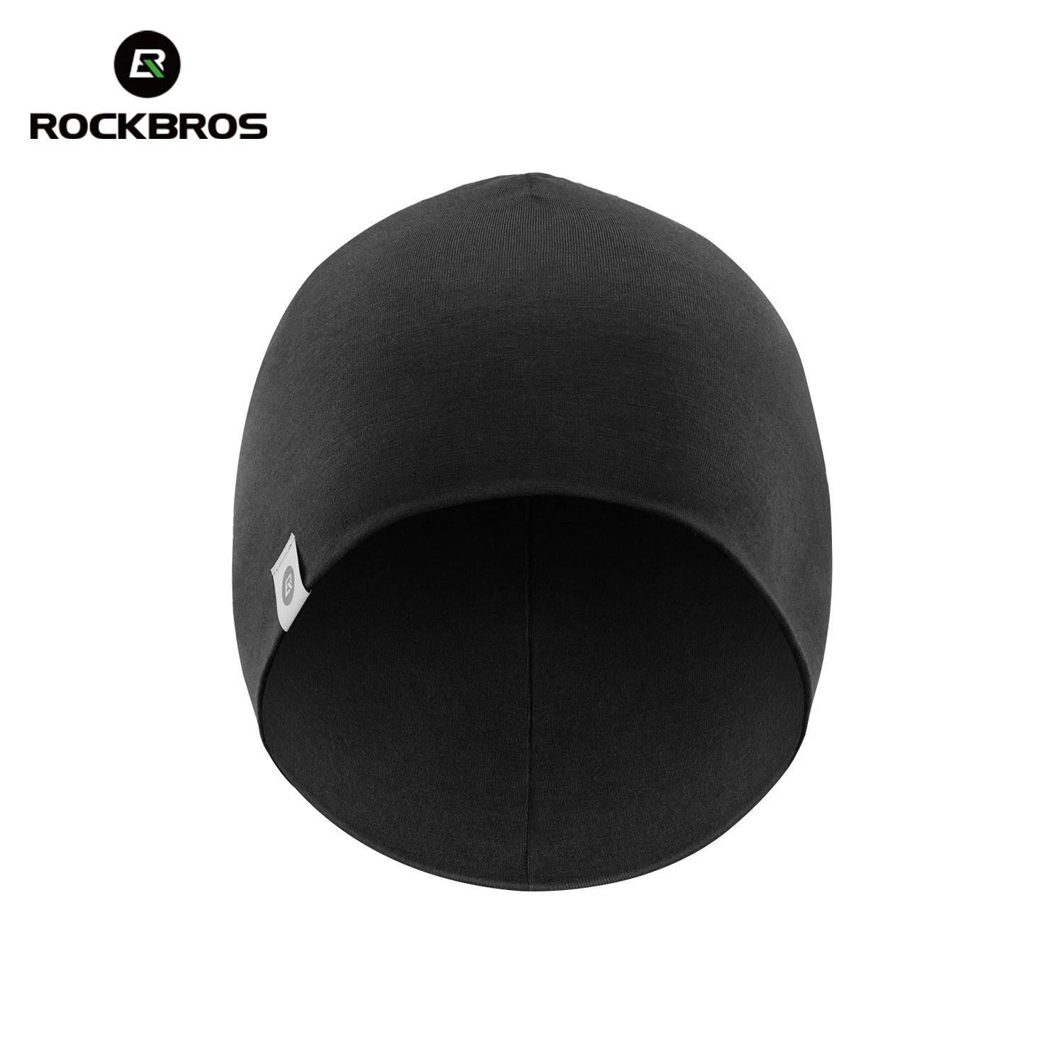 Czapka rowerowa, do biegania, sportowa, pod kask, elastyczna ROCKBROS wełna