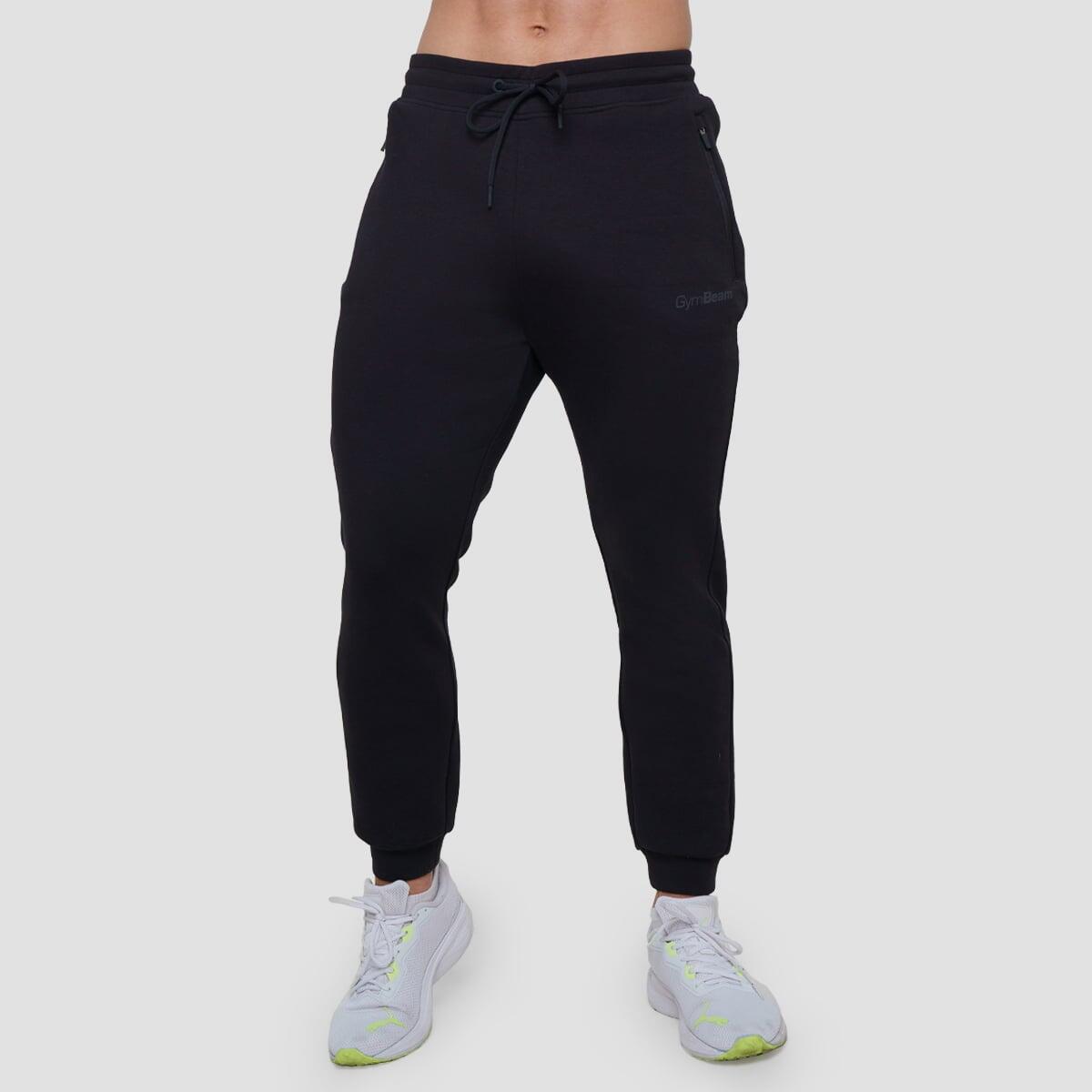 Joggery męskie fitness slim z zamkiem Agile