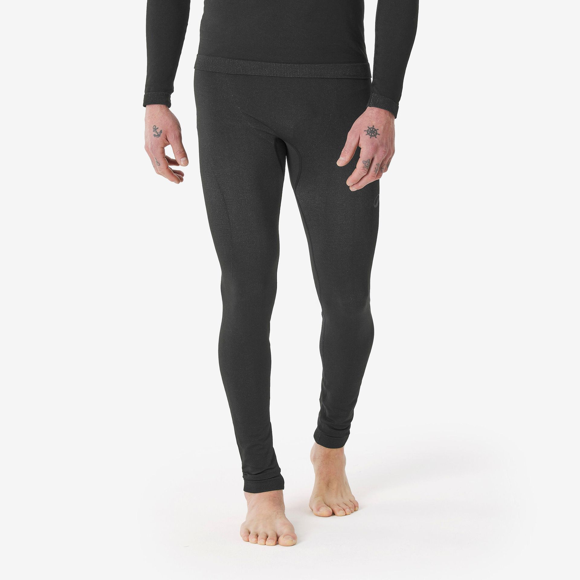 Legginsy termoaktywne narciarskie męskie Quechua BL 500 seamless