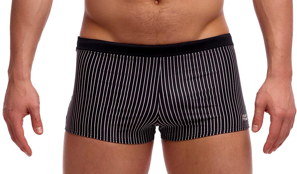 Bokserki kąpielowe Funky Trunks Pin Stripe