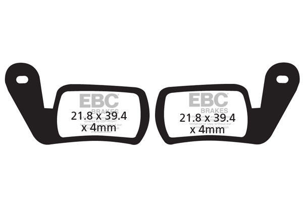 CFA360HH - Klocki hamulcowe rowerowe (spiekane) EBC Brakes
