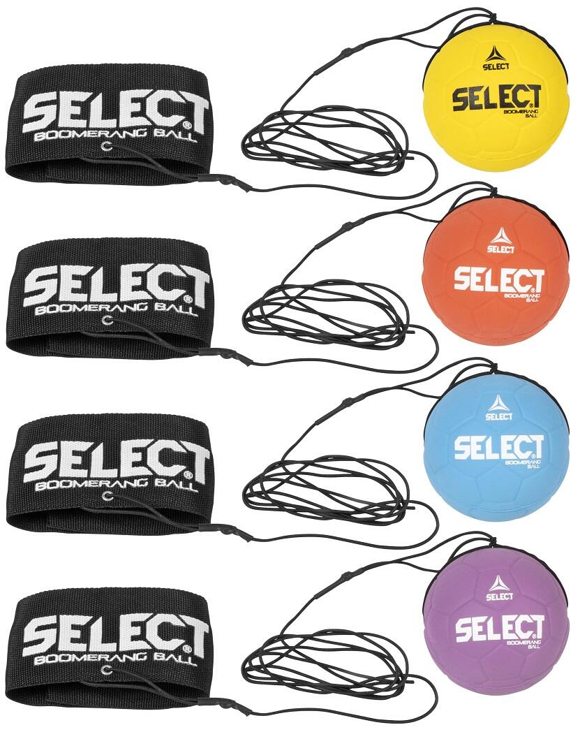 Piłka treningowa dla dzieci na gumce Select Boomerang Ball mix kolorów